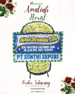 Papan Bunga Duka di Oridek