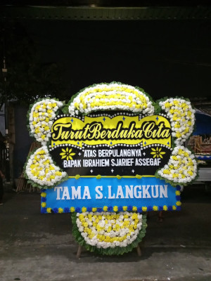 Papan Bunga Duka di Oridek
