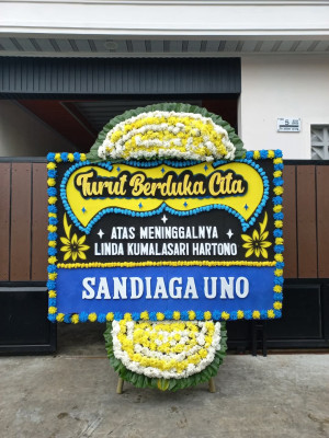 Papan Bunga Duka di Oridek