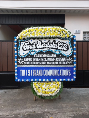 Papan Bunga Duka di Oridek